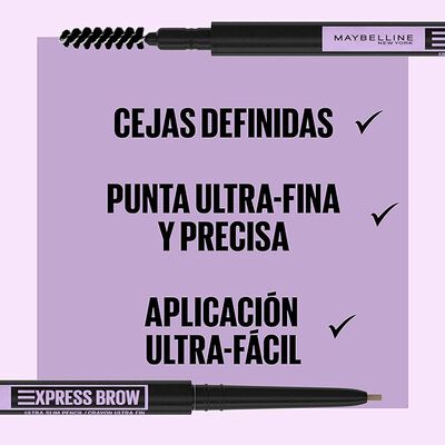 Lápiz perfilador de cejas Maybelline Brow Ultra 07 black