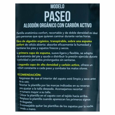 Plantilla paseo Achuchonas talla 37-45