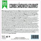 Sandwich gourmet de atún, pavo y jamón cocido con queso azul LM 300g