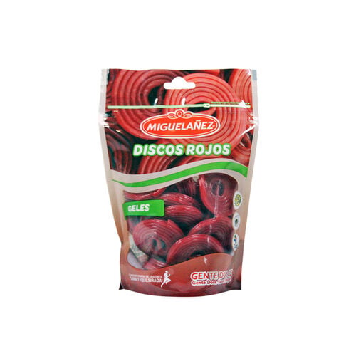 Regaliz Migueláñez 165g discos rojos