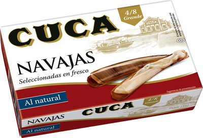 Navajas al natural 4/8 Cuca 65g