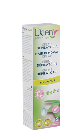 Crema depilatoria con aloe vera Daen 125 ml