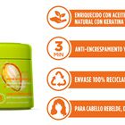 Mascarilla capilar intensiva Fructis 300ml liso&brillo