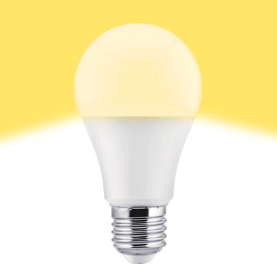 Bombilla Led esf&eacute;rica e27 pl&aacute;stico TM a60 10W c&aacute;lida