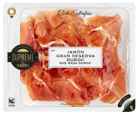 Jamón gran reserva 50% duroc Supreme De Placeres 80g