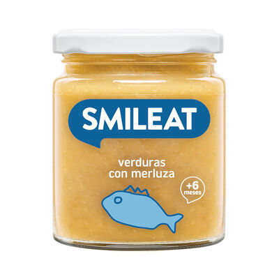 Tarro Smileat merluza con verduras 230g