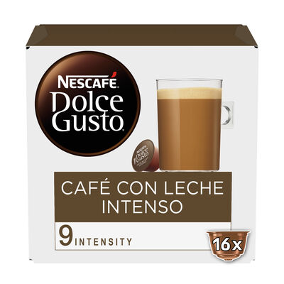 Caf&eacute; nescaf&eacute; Dolce Gusto 16 c&aacute;psulas intenso con leche