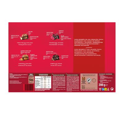Bombón caja roja Nestlé 398g creations surtidos