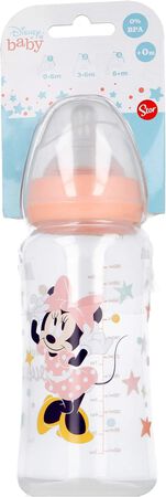 Biberon Cuello Ancho 360 Ml Tetina Silicona Stor Minnie 3 Posiciones