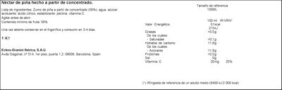 N&eacute;ctar de pi&ntilde;a Granini 1l