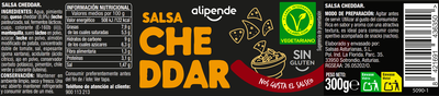Salsa Alipende 300g cheddar