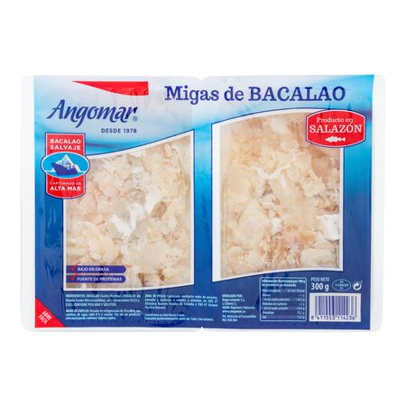 Bacalao en migas Angomar 300g