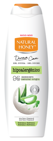 Gel de ducha natural con aloe vera y vitamina e Natural Honey 650 ml
