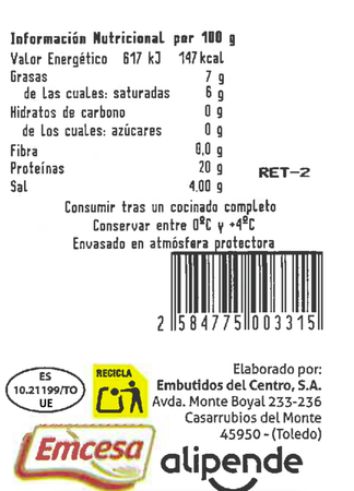Preparado para puchero Alipende 550g aproximadamente