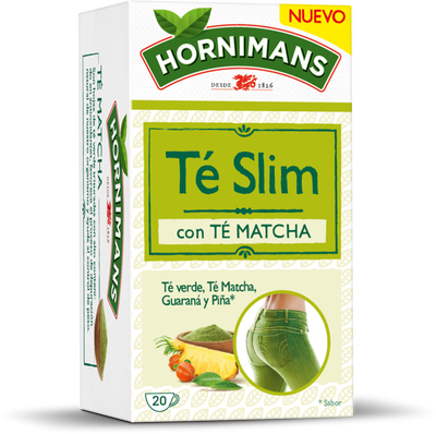 Té silueta té matcha té verde guaraná Hornimans 20u