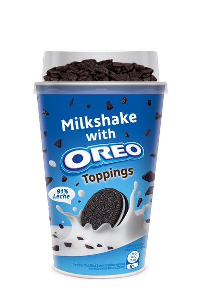 Batido Oreo 200ml toppings con 91% de leche