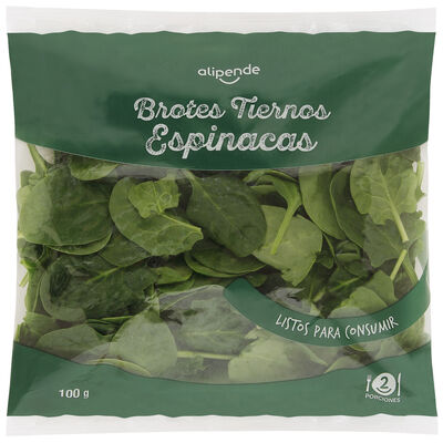 Brotes tiernos espinacas Alipende 100g