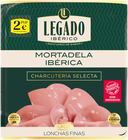 Mortadela ib&eacute;rica en lonchas finas Legado Ib&eacute;rico 150g