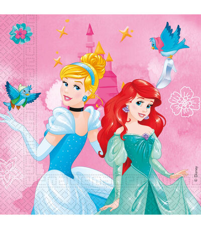 Servilleta Papel Decorata Party 20U Princesas 33X33Cm