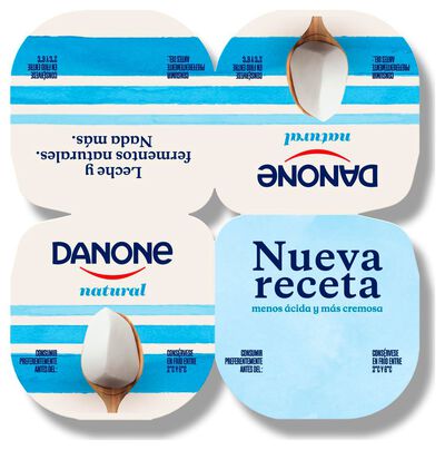 Yogur natural Danone pack 4