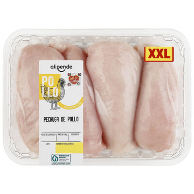 Pechuga de pollo entera Alipende 1,5kg aproximadamente