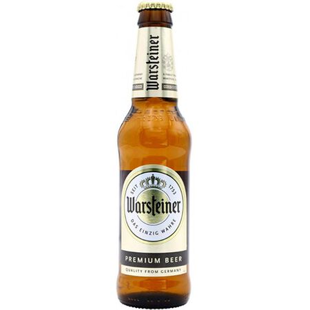 Cerveza rubia alemana Warsteiner 33cl