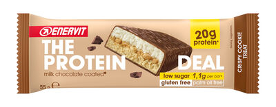 Barrita proteína sabor chocolate con leche y galleta Enervit 55g