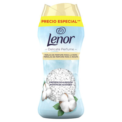 Perlas perfumadoras de ropa Lenor 195g algod&oacute;n