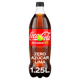 Refresco Zero Coca-Cola 1,25l lima