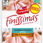 Jamón cocido braseado finissimas Campofrío 115g