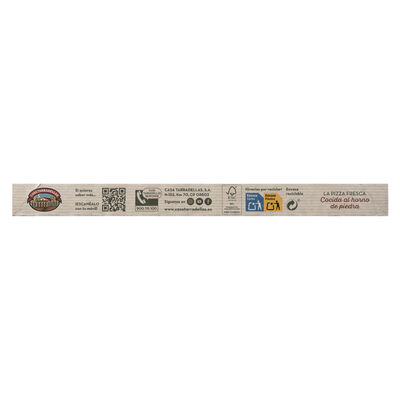 Pizza Fresca de Jamón con perlas de mozzarella Casa Tarradellas 400g