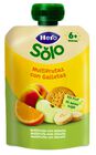 Alimento infantil preparado de frutas sin az&uacute;car a&ntilde;adido y sin gluten Hero 100 g multifrutas con galletas