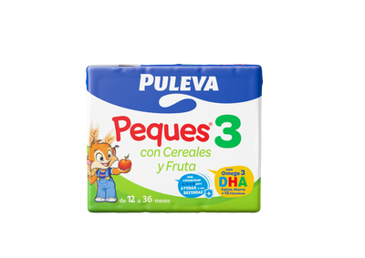 Leche crecimiento Puleva Peques cereales fruta 200ml