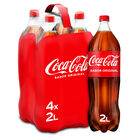 Refresco cola Coca-Cola botella 2l pack 4