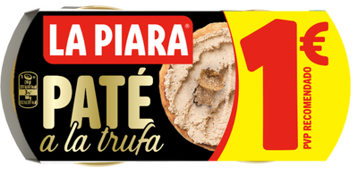 Paté a la trufa La Piara 2 unidades