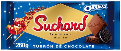 Turrón chocolate crujiente con oreo Suchard 260g