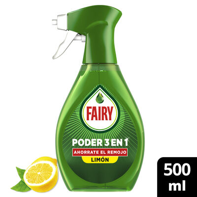 Lavavajillas en spray Fairy poder 3 en 1 500ml limón