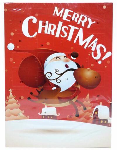 Calendario Adviento Merry Christmas 50g