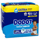 Pañales Dodot 62 unidades talla 4 (de 10 a 15 kg) bebé seco