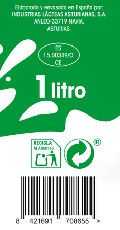 Leche Alipende 1l semidesnatada
