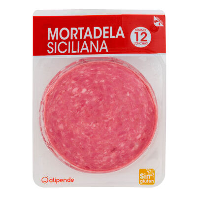 Mortadela siciliana en lonchas Alipende 250g