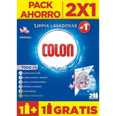 Aditivo Limpia Lavadoras Colon 250 ml 2 Unidades