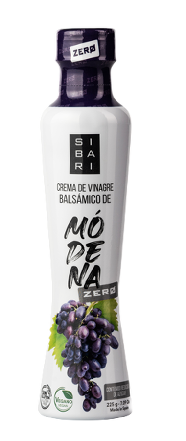 Crema vinagre balsámico módena con stevia Sibari 225g
