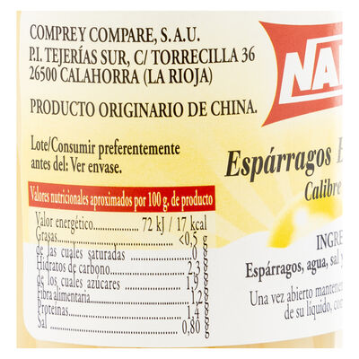 Esp&aacute;rragos blanco corto Napal 110g