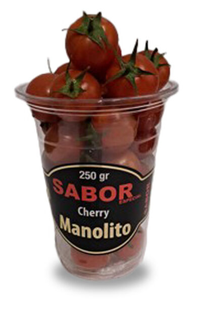 Tomate cherry m&aacute;s crujientes y jugosos Manolito 250g