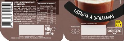 Postre copa chocolate y nata Alipende pack 4