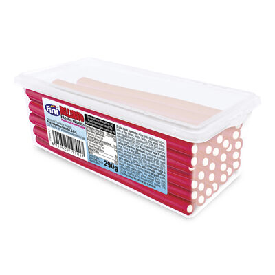 Golosina regaliz rellena de fresa Fini 290g