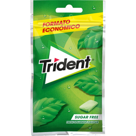 Chicles hierbabuena sin azúcar Trident 30u