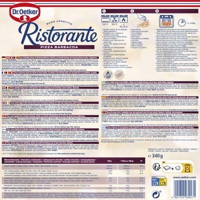 Pizza ristorante Dr Oetker 350g barbacoa