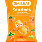 Alimento infantil snack a base de maíz avena y zanahoria Smileat 48 g